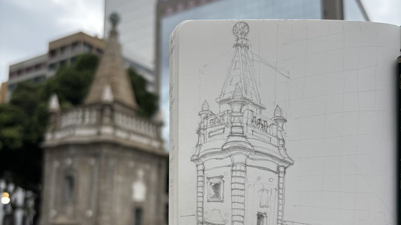 Field sketch from Rio de Janeiro